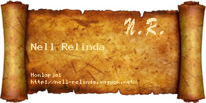 Nell Relinda névjegykártya